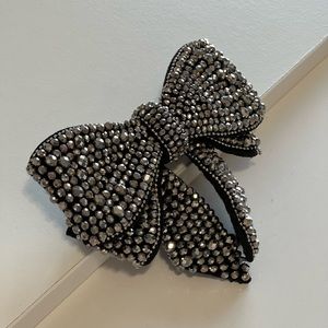 Beaded Bow Brooch
